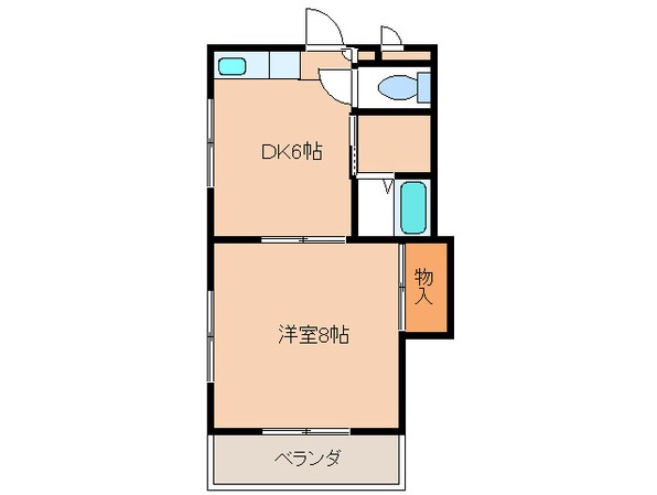 シャトレ新町の物件間取画像